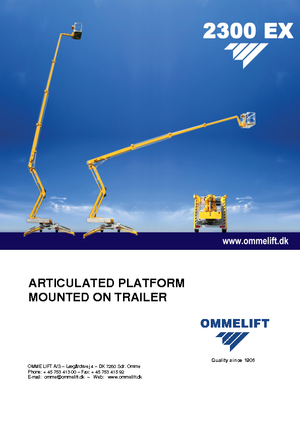 Монтирани на камион артикулиращи подемници за стрели OMMELIFT Omme 2300EXBB