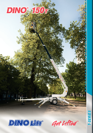 Монтирани на ремаркета телескопични подемници за стрели Dino Lift Dino 150T