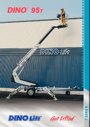 Монтирани на ремаркета телескопични подемници за стрели Dino Lift Dino 95 T