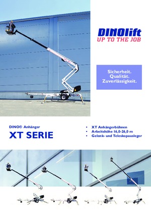 Монтирани на камион артикулиращи подемници за стрели Dino Lift Dino 260XTD