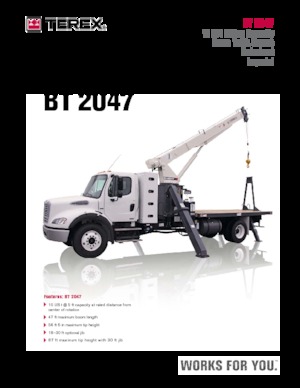 Кранове с камион TEREX CRANES BT 2047