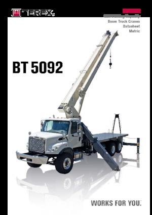Кранове с камион TEREX CRANES BT 5092