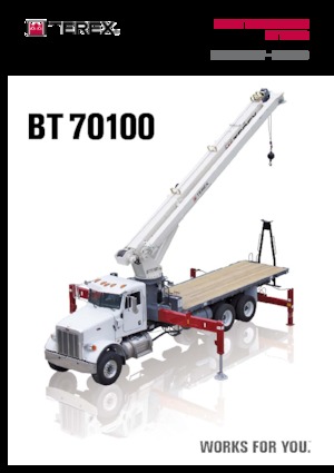 Кранове с камион TEREX CRANES BT 70100