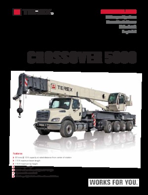Кранове с камион TEREX CRANES Crossover 5000