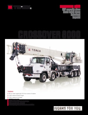 Кранове с камион TEREX CRANES Crossover 8000