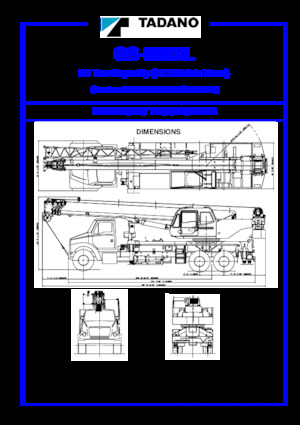 Кранове с камион Tadano GS-300XL
