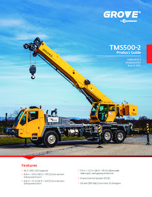Кранове с камион Grove TMS500-2