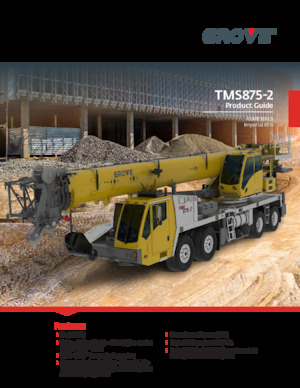 Кранове с камион Grove TMS875-2