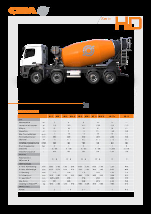 Смесители за камиони CIFA HDA 7