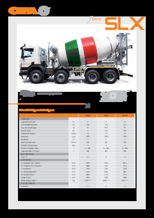 Смесители за камиони CIFA SLX 9