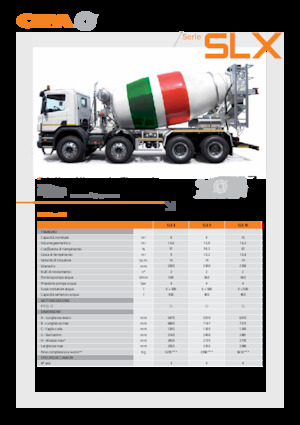 Смесители за камиони CIFA SLX 8