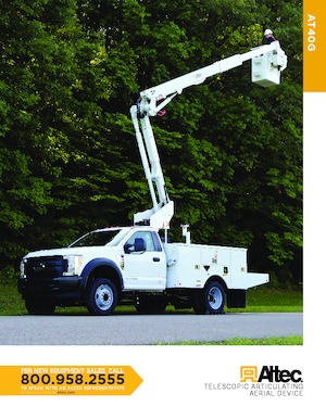 Монтирани на ремаркета повдигачи с подвижна стрела Altec AT40G