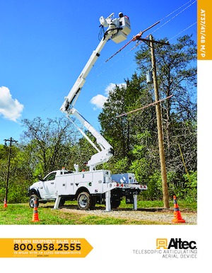 Монтирани на ремаркета повдигачи с подвижна стрела Altec AT48M/P