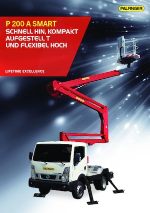 Монтирани на ремаркета повдигачи с подвижна стрела Palfinger P 200 A