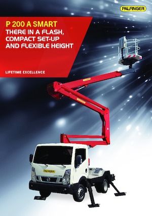 Монтирани на ремаркета повдигачи с подвижна стрела Palfinger P 200 A