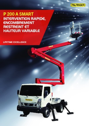 Монтирани на ремаркета повдигачи с подвижна стрела Palfinger P 200 A