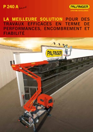 Монтирани на ремаркета повдигачи с подвижна стрела Palfinger P 240 A