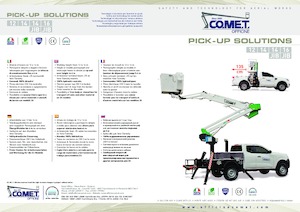 Монтирани на ремаркета повдигачи с подвижна стрела Comet PICK-UP X4-12 
