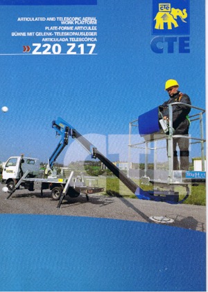 Монтирани на ремаркета повдигачи с подвижна стрела CTE Z 20
