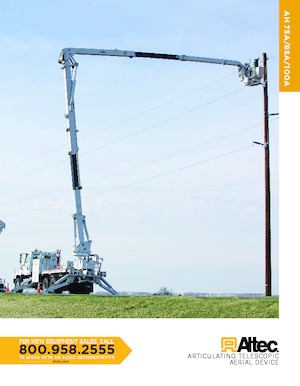 Монтирани на ремаркета повдигачи с подвижна стрела Altec AH100A