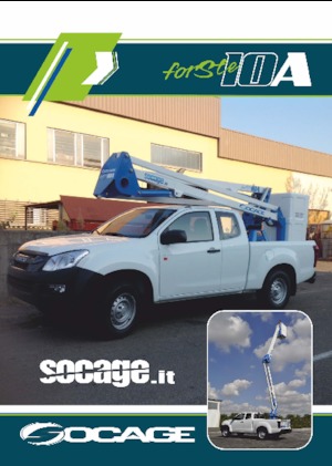 Монтирани на ремаркета повдигачи с подвижна стрела Socage forSte 10 A