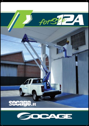 Монтирани на ремаркета повдигачи с подвижна стрела Socage forSte 12 A