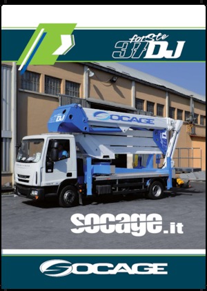 Монтирани на камион артикулиращи подемници за стрели Socage forSte 37 DJ Speed