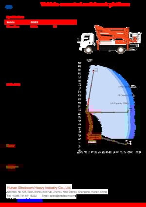 Монтирани на ремаркета повдигачи с подвижна стрела Sinoboom GKH22