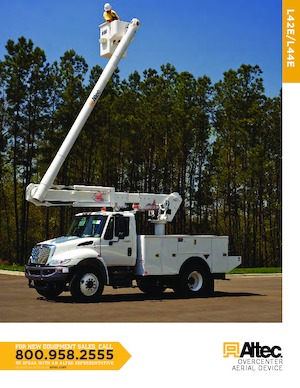 Монтирани на ремаркета повдигачи с подвижна стрела Altec L44E