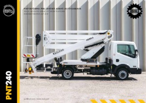 Монтирани на ремаркета повдигачи с подвижна стрела ISOLI PNT240