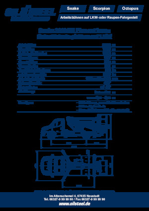 Монтирани на ремаркета повдигачи с подвижна стрела Oil & Steel Snake 2010 H EL