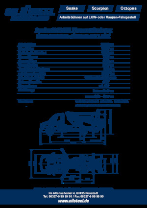 Монтирани на ремаркета повдигачи с подвижна стрела Oil & Steel Snake 2010H Plus