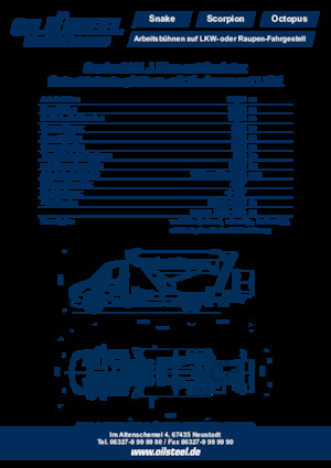 Монтирани на ремаркета повдигачи с подвижна стрела Oil & Steel Snake 2111 J Plus