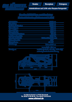 Монтирани на ремаркета повдигачи с подвижна стрела Oil & Steel Snake 2413 Plus