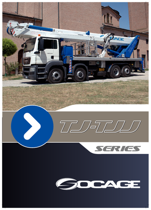 Монтирани на ремаркета повдигачи с подвижна стрела Socage TJ 51