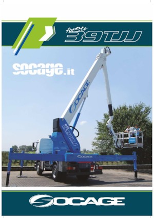 Монтирани на ремаркета повдигачи с подвижна стрела Socage TJJ 39