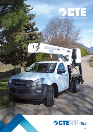 Монтирани на ремаркета повдигачи с подвижна стрела CTE ZED 15.2