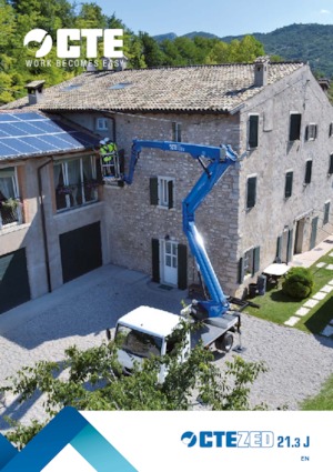 Монтирани на ремаркета повдигачи с подвижна стрела CTE ZED 21.3 JH