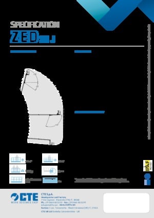 Монтирани на ремаркета повдигачи с подвижна стрела CTE ZED 26 J