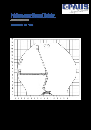 Монтирани на ремаркета повдигачи с подвижна стрела Paus GT 16 A