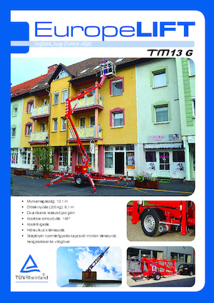 Монтирани на камион артикулиращи подемници за стрели EuropeLift TM 13 G