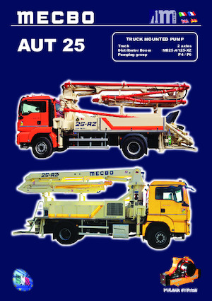 Бетонопомпи, монтирани на камион Mecbo AUT 25 RZ P4.65