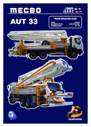 Бетонопомпи, монтирани на камион Mecbo AUT 33 P6.90
