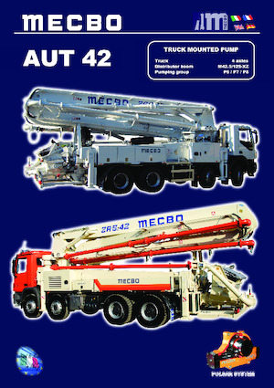 Бетонопомпи, монтирани на камион Mecbo AUT 42 P7.150