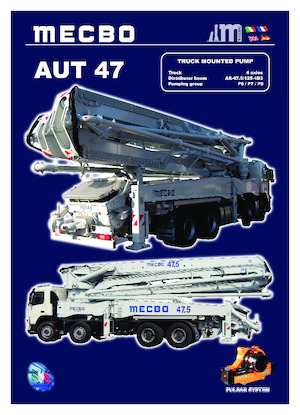 Бетонопомпи, монтирани на камион Mecbo AUT 47 P6.110