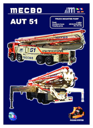 Бетонопомпи, монтирани на камион Mecbo AUT 51 P6.110