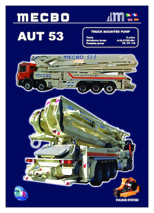 Бетонопомпи, монтирани на камион Mecbo AUT 53 P6.110