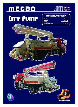 Бетонопомпи, монтирани на камион Mecbo City P4.65