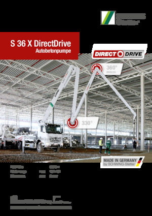 Бетонопомпи, монтирани на камион SCHWING-Stetter S 36 X DirectDrive