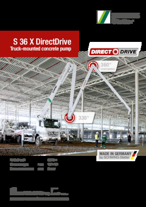 Бетонопомпи, монтирани на камион SCHWING-Stetter S 36 X DirectDrive